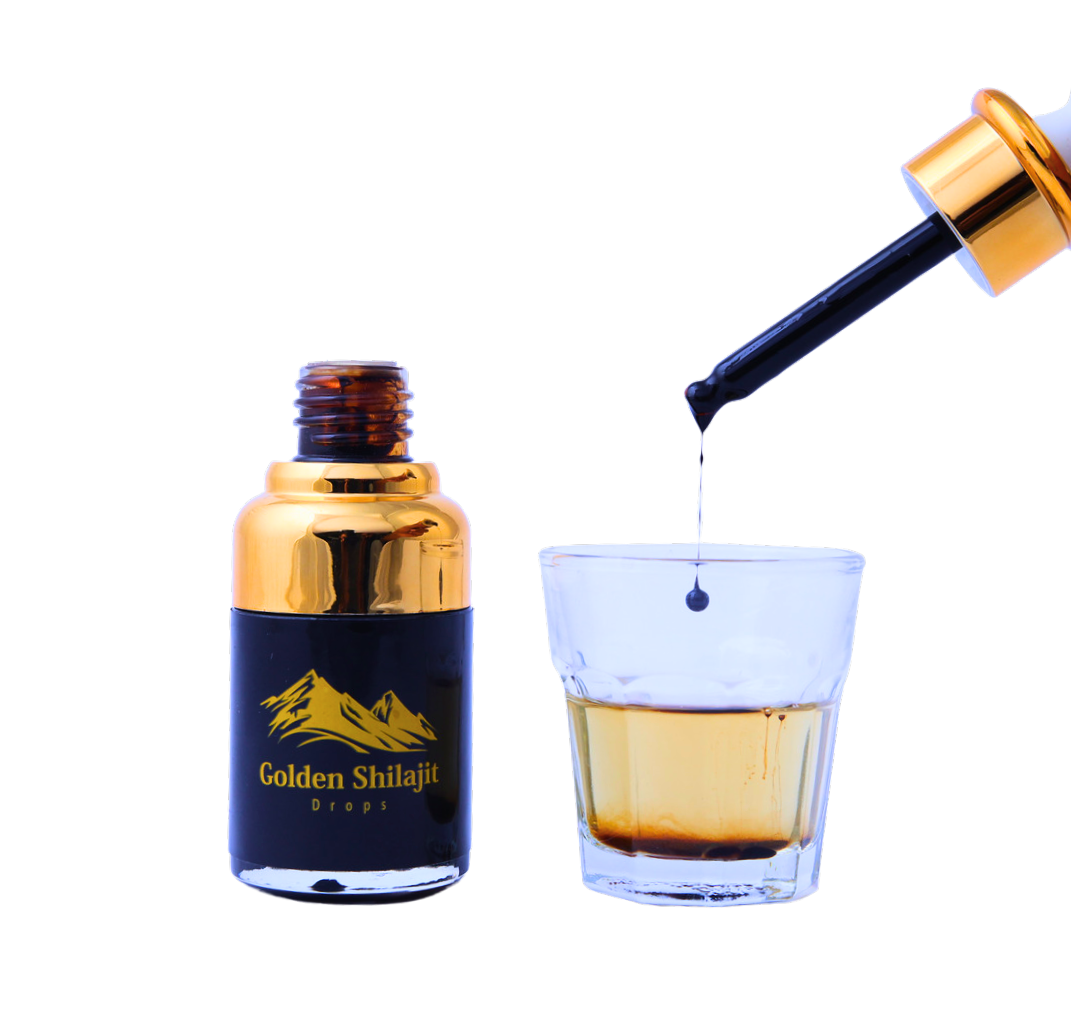 pure golden shilajit drops