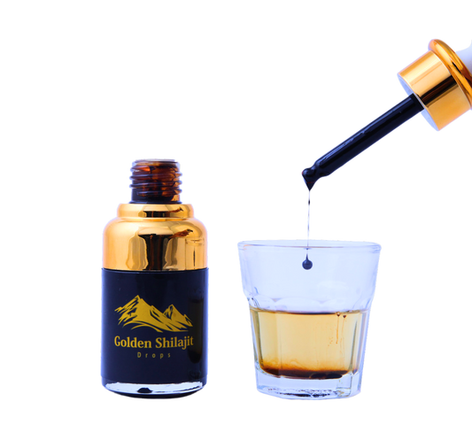 pure golden shilajit drops